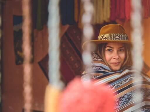 Frau aus Peru