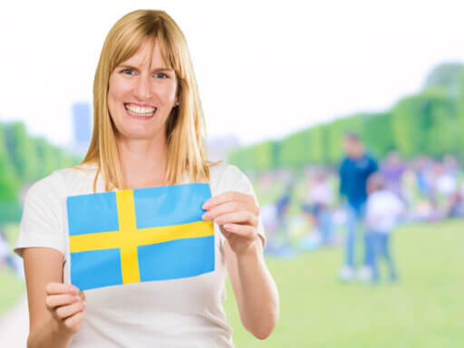 Schwedische Frau