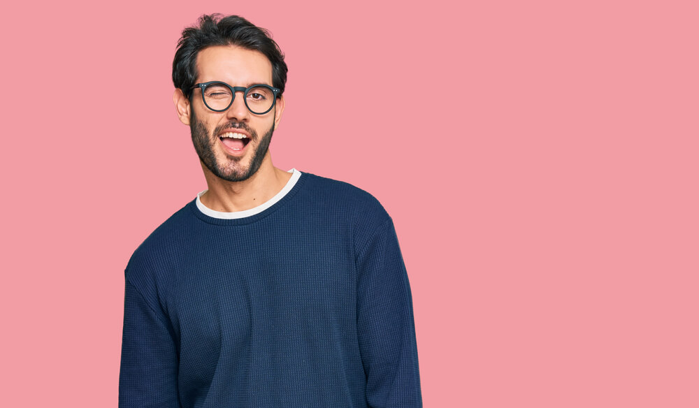 Nerd am Flirten