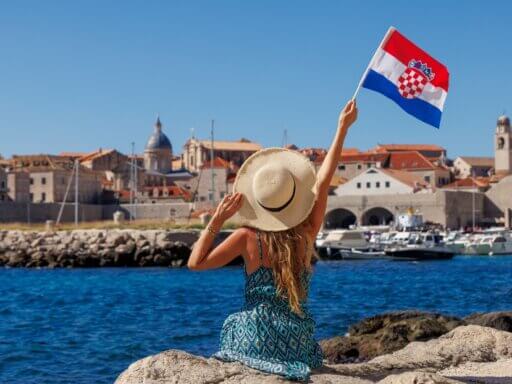 Frau in Kroatien