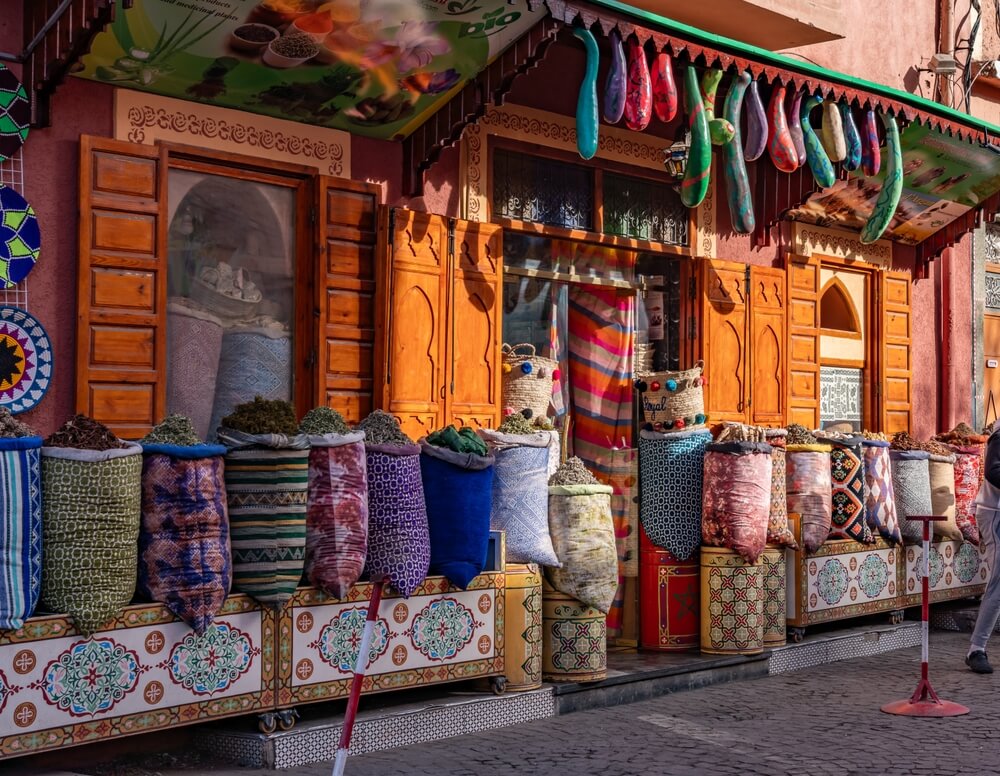 Gewürzmarkt in Marokko